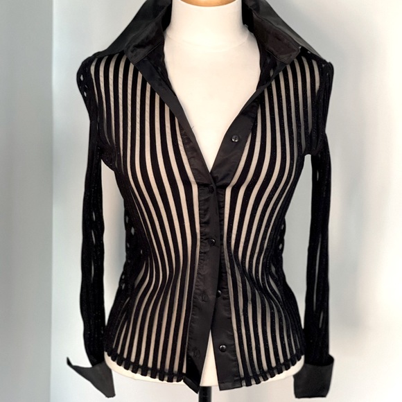 Button Down Sparkly Sweater - Picture 1 of 7